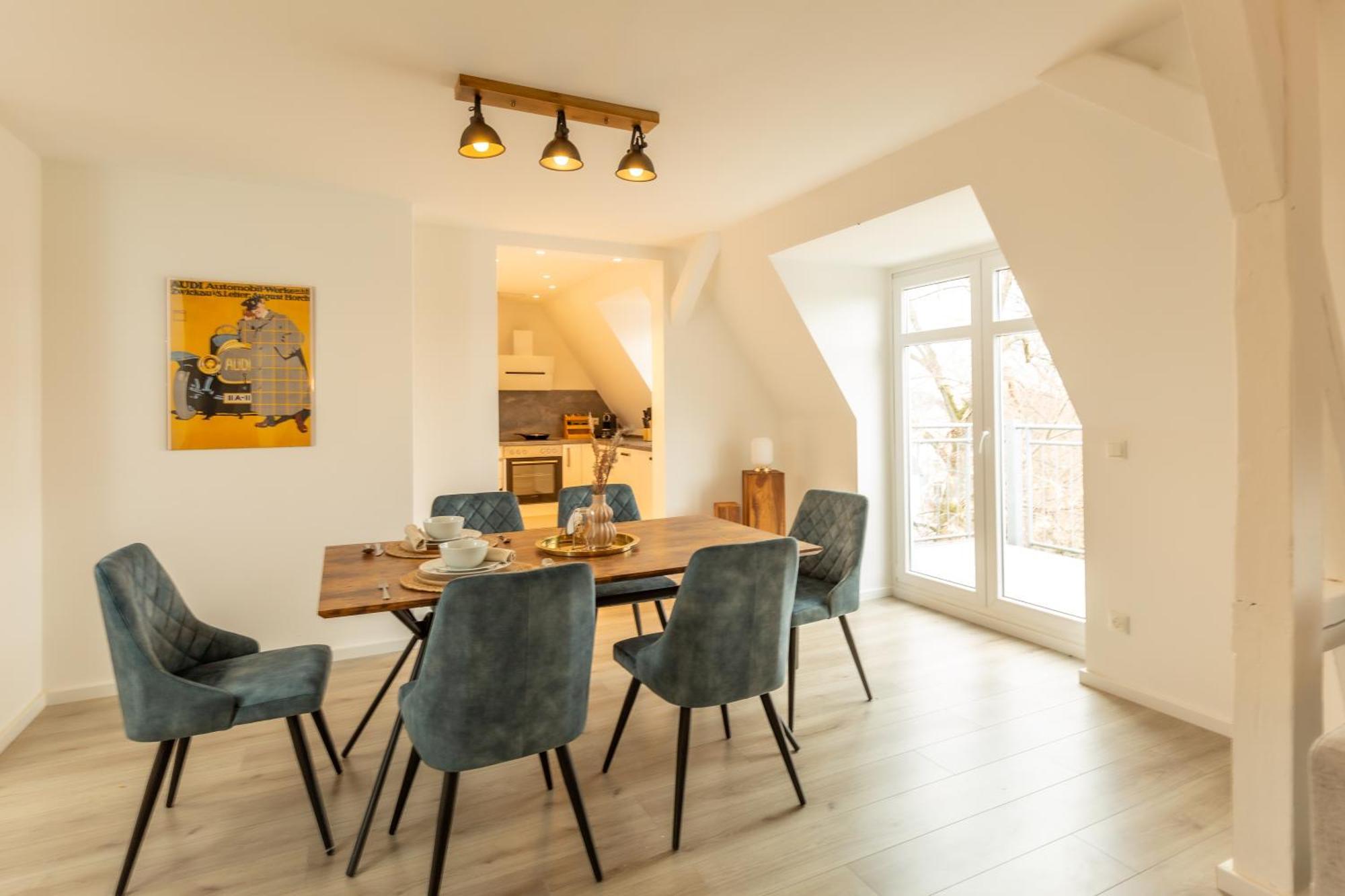 Soulscape Apartments Zwickau Kompakter Loft-Wohnraum Mit Lift Direkt In Die Wohnung, Modern, Zentrumsnah, Gratis Wifi Esterno foto